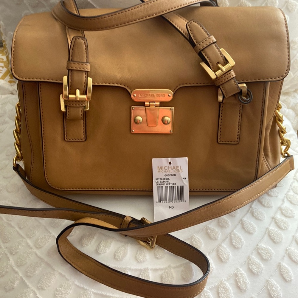 NWT original MK, camel color bag